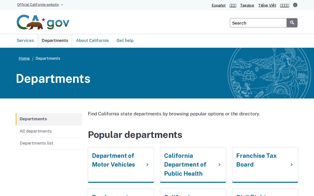 Santa Clarita directory source for California state agencies